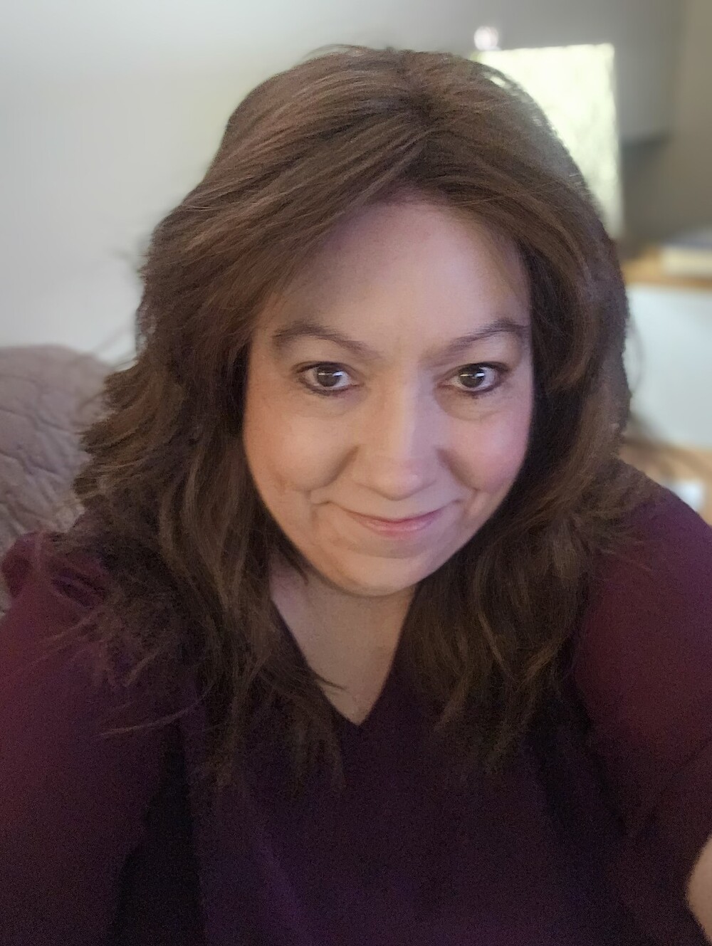 Styles By Soma Charmful Affair Medium Brown Wavy Synthetic Wig